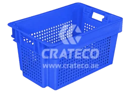 Plastic Ventilated Nestable Crate